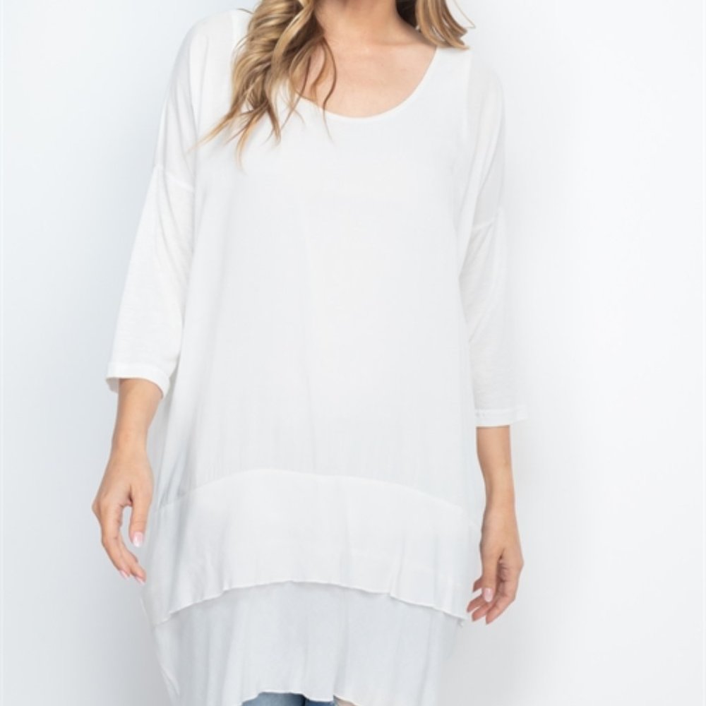 Off White Tunic Top - Picture 6 of 14
